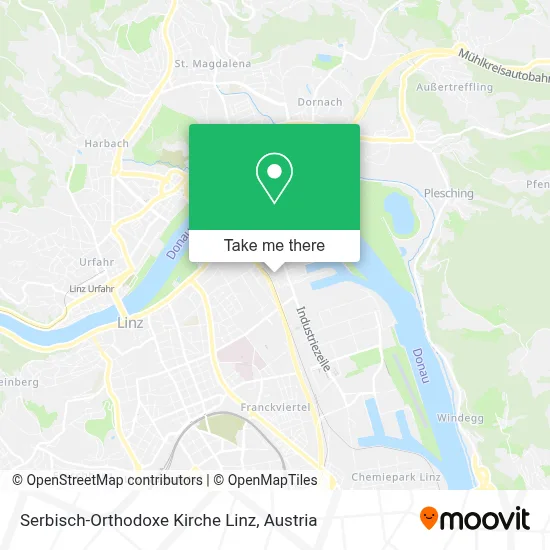 Serbisch-Orthodoxe Kirche Linz map