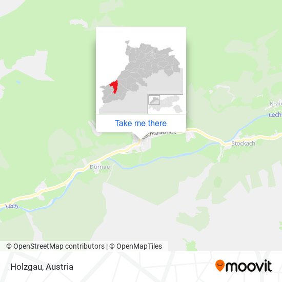 Holzgau map