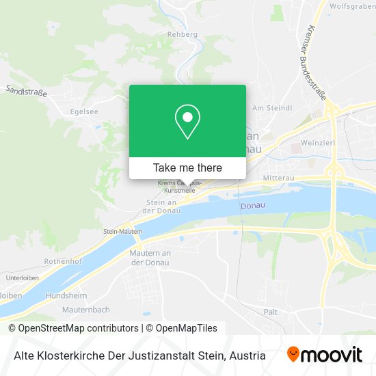 Alte Klosterkirche Der Justizanstalt Stein map