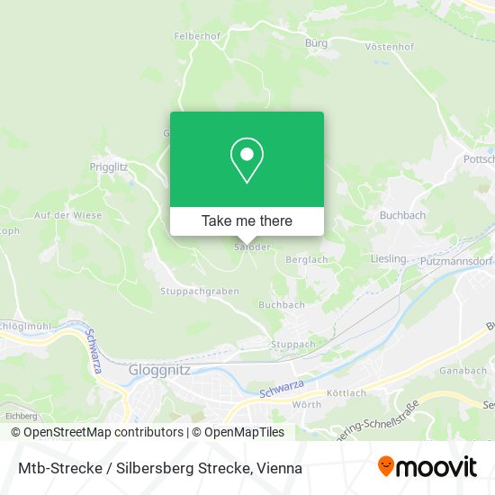 Mtb-Strecke / Silbersberg Strecke map