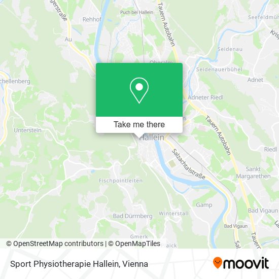 Sport Physiotherapie Hallein map