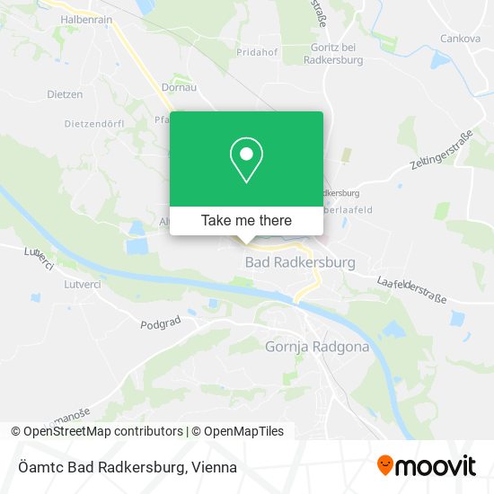 Öamtc Bad Radkersburg map