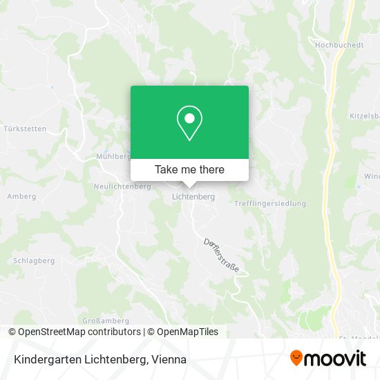 Kindergarten Lichtenberg map