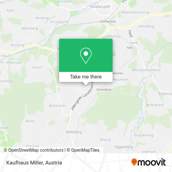 Kaufhaus Miller map