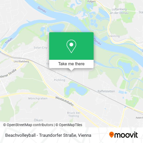 Beachvolleyball - Traundorfer Straße map