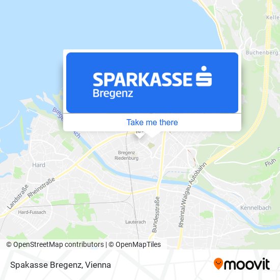 Spakasse Bregenz map