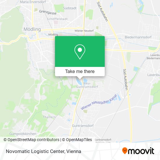 Novomatic Logistic Center map