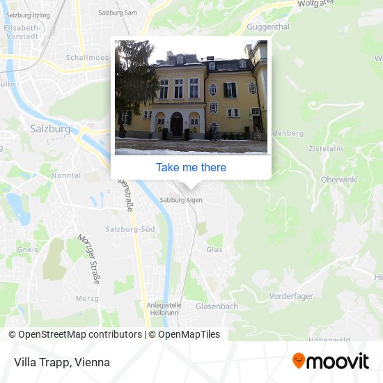 Villa Trapp map