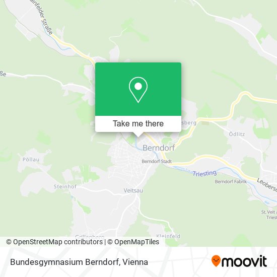 Bundesgymnasium Berndorf map