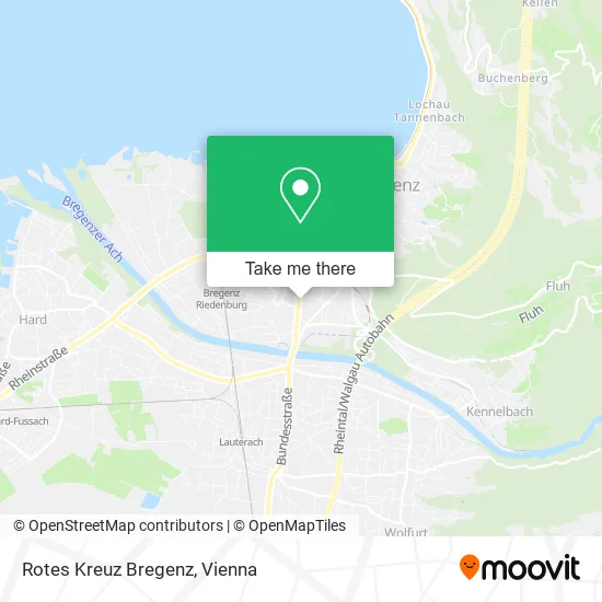 Rotes Kreuz Bregenz map