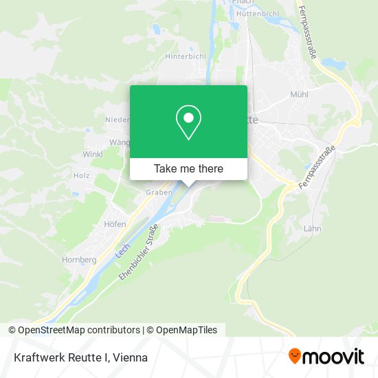 Kraftwerk Reutte I map