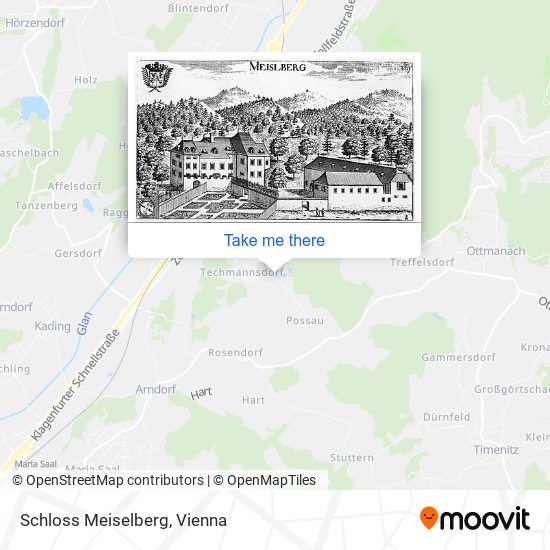 Schloss Meiselberg map