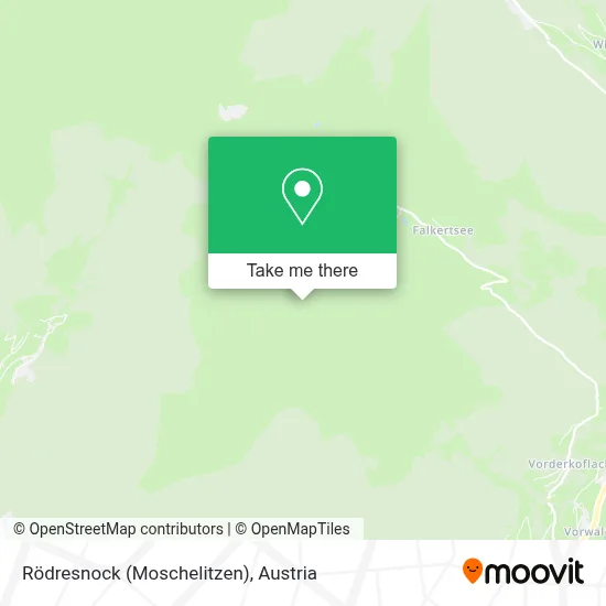 Rödresnock (Moschelitzen) map