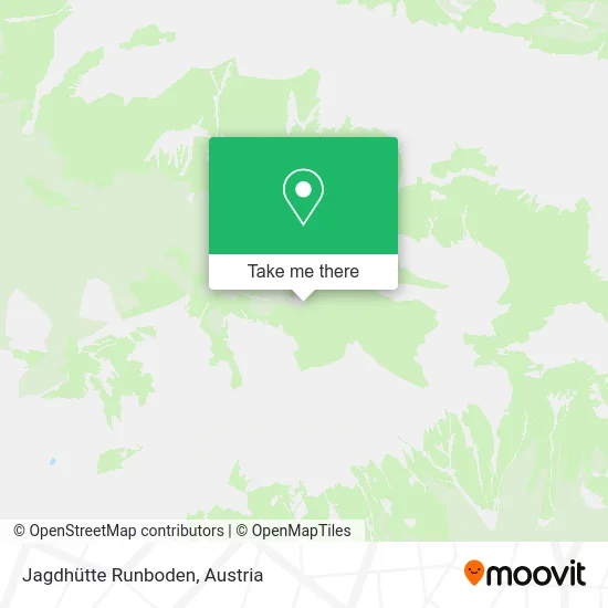 Jagdhütte Runboden map