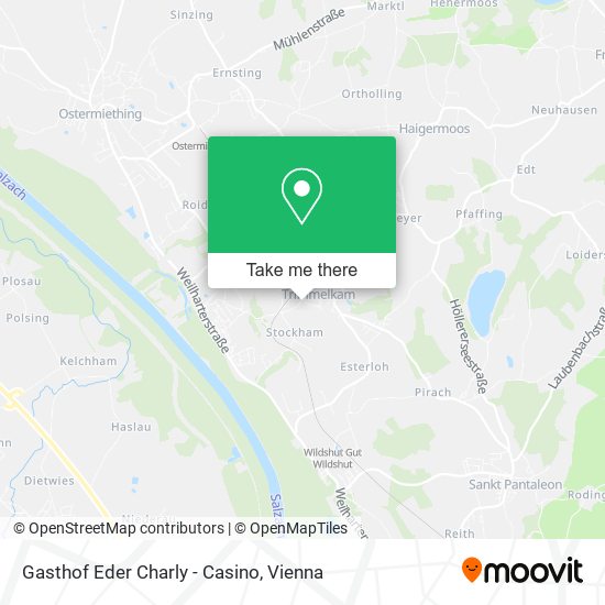 Gasthof Eder Charly - Casino map