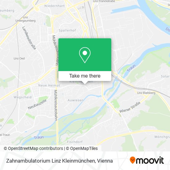 Zahnambulatorium Linz Kleinmünchen map
