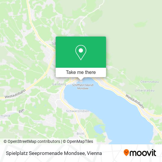 Spielplatz Seepromenade Mondsee map