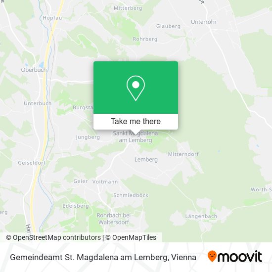 Gemeindeamt St. Magdalena am Lemberg map