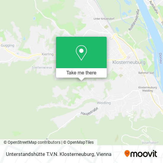 Unterstandshütte T.V.N. Klosterneuburg map