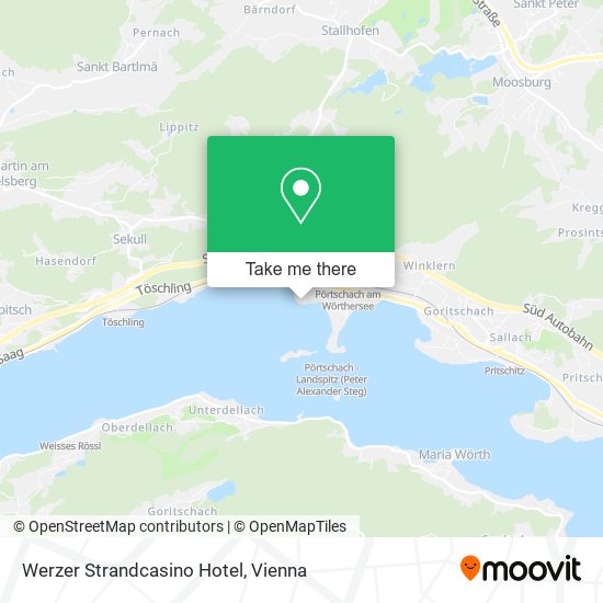 Werzer Strandcasino Hotel map
