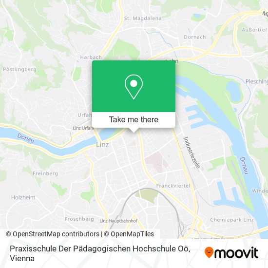 Praxisschule Der Pädagogischen Hochschule Oö map