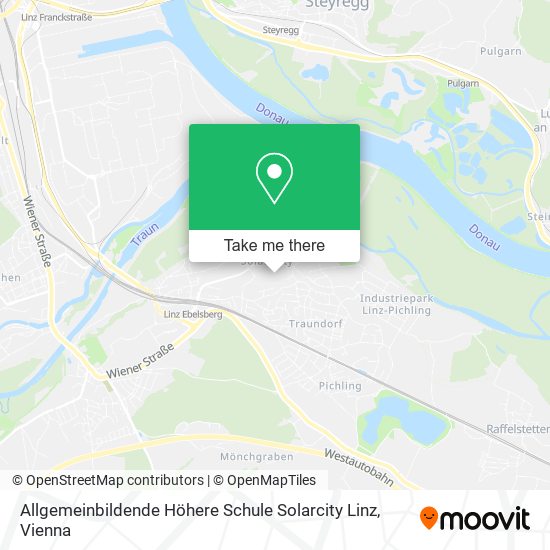 Allgemeinbildende Höhere Schule Solarcity Linz map