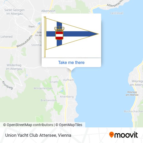 Union Yacht Club Attersee map