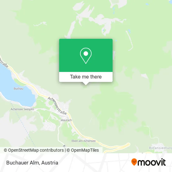 Buchauer Alm map