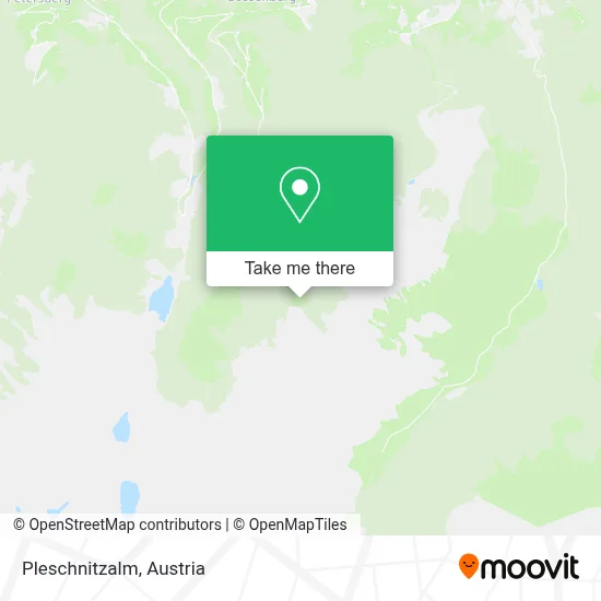Pleschnitzalm map