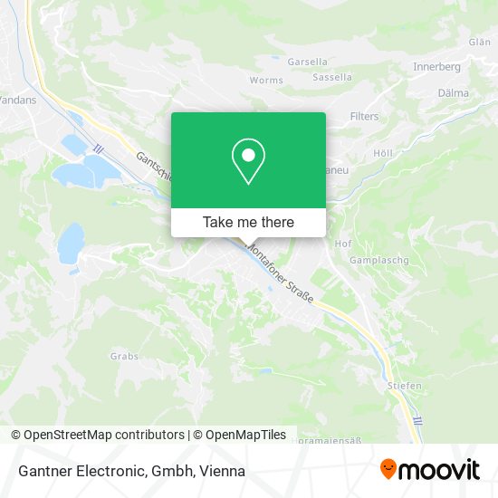 Gantner Electronic, Gmbh map
