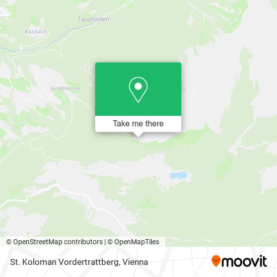 St. Koloman Vordertrattberg map