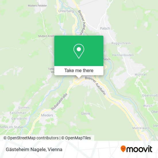 Gästeheim Nagele map