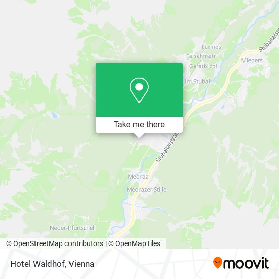 Hotel Waldhof map