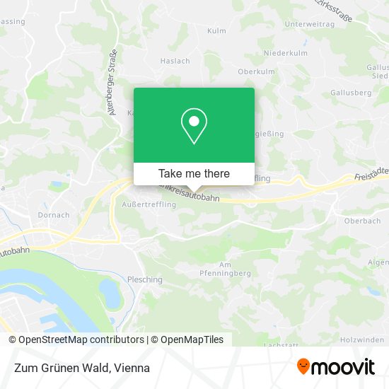 Zum Grünen Wald map
