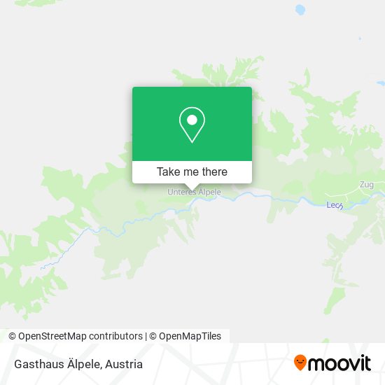 Gasthaus Älpele map