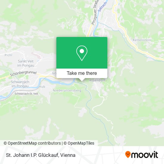 St. Johann I.P. Glückauf map