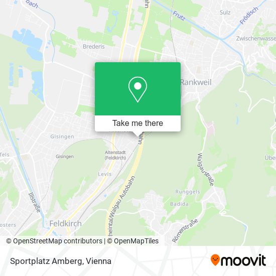 Sportplatz Amberg map