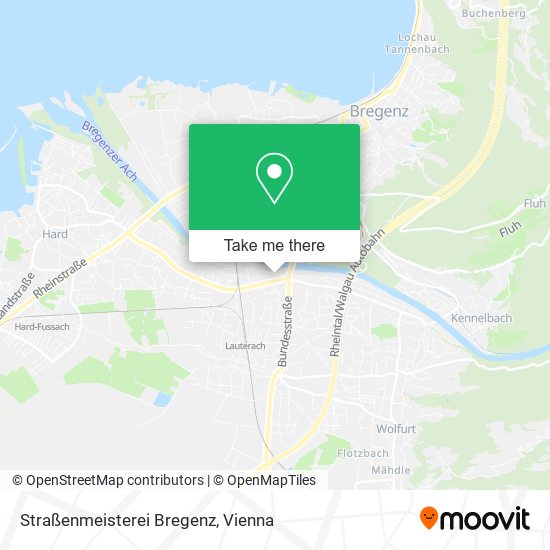 Straßenmeisterei Bregenz map