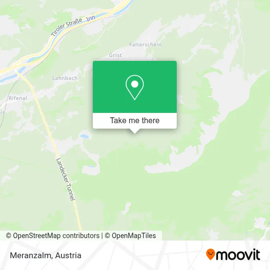 Meranzalm map