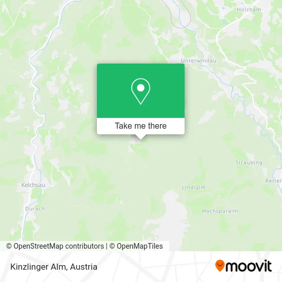 Kinzlinger Alm map