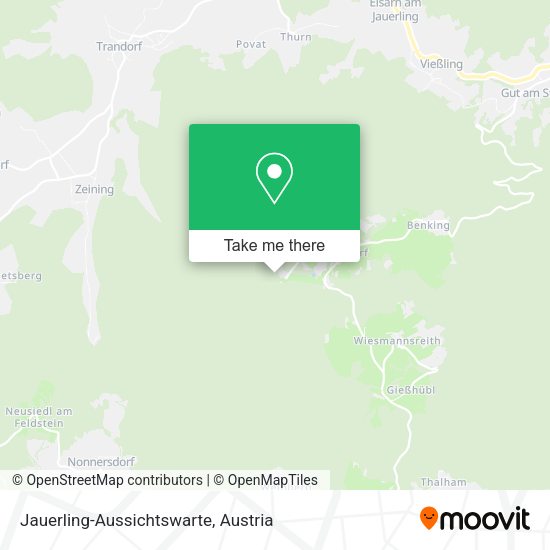 Jauerling-Aussichtswarte map
