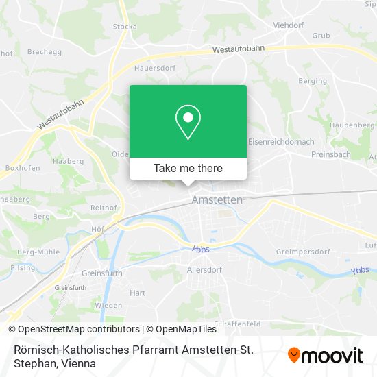 Römisch-Katholisches Pfarramt Amstetten-St. Stephan map