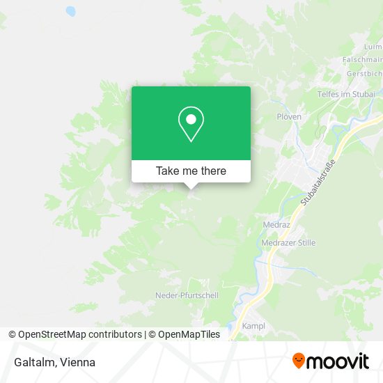 Galtalm map