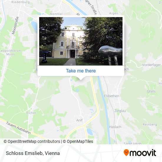 Schloss Emslieb map