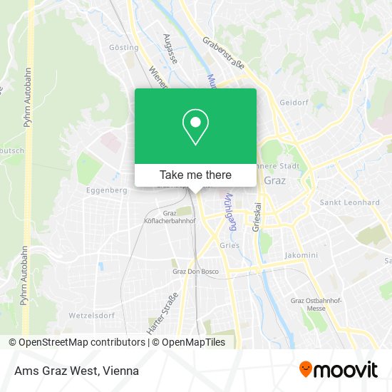 Ams Graz West map