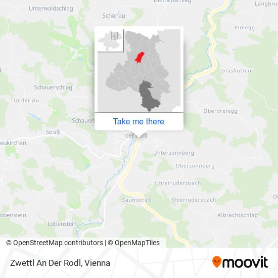 Zwettl An Der Rodl map