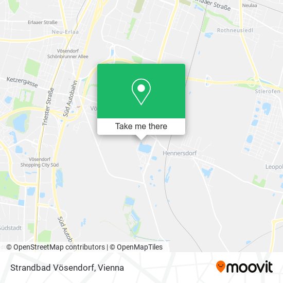 Strandbad Vösendorf map