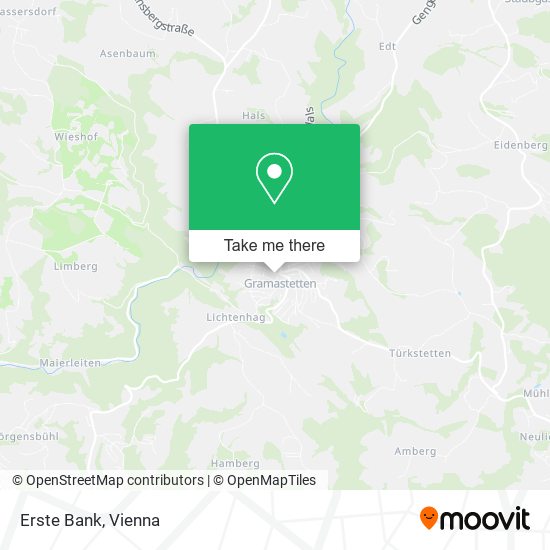 Erste Bank map