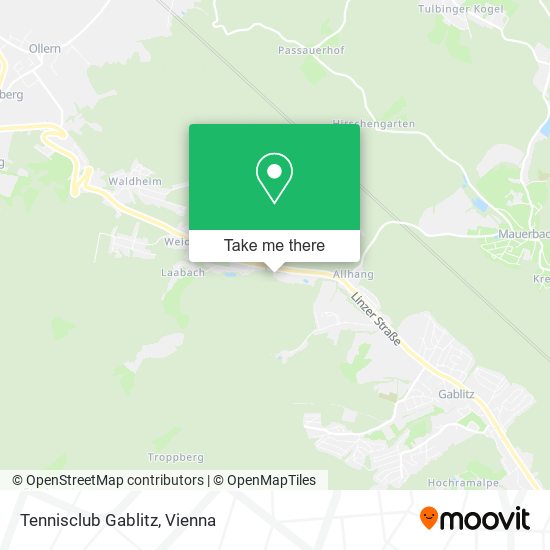 Tennisclub Gablitz map