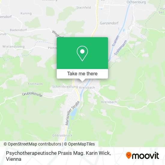 Psychotherapeutische Praxis Mag. Karin Wick map